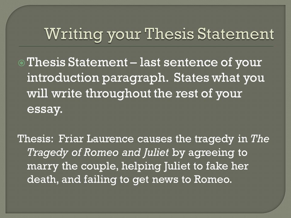 thesis statement on romeo and juliet The best examples of thesis statements about romeo and juliet are available here use them to create a perfect essay. thesis statement on romeo and juliet The best examples of thesis statements about romeo and juliet are available here use them to create a perfect essay.