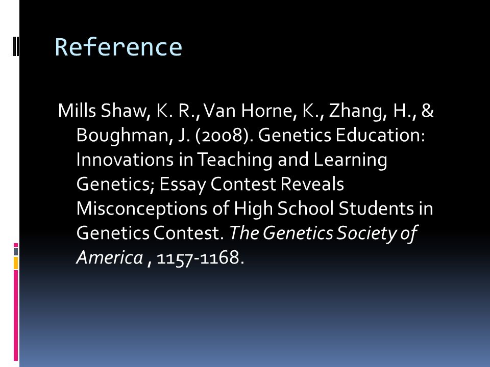 Genetics Essay