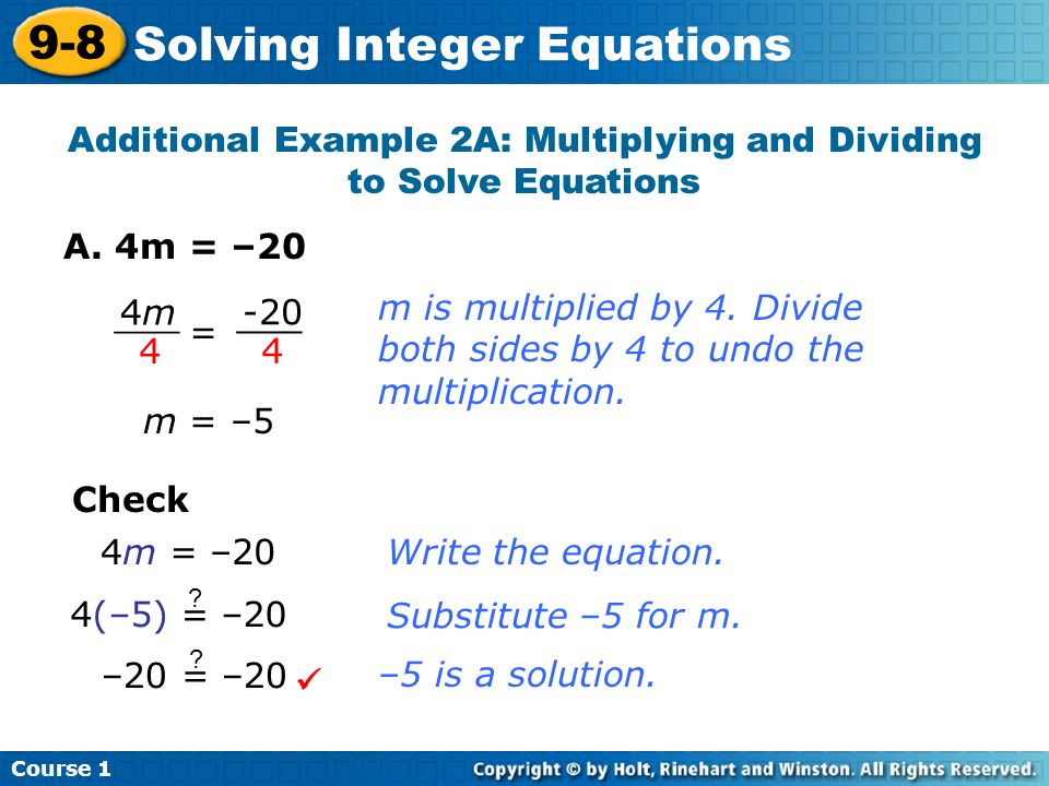 Solving Integer Equations Talkchannels Chapter 9 Quiz Worksheets Complete The A B And
