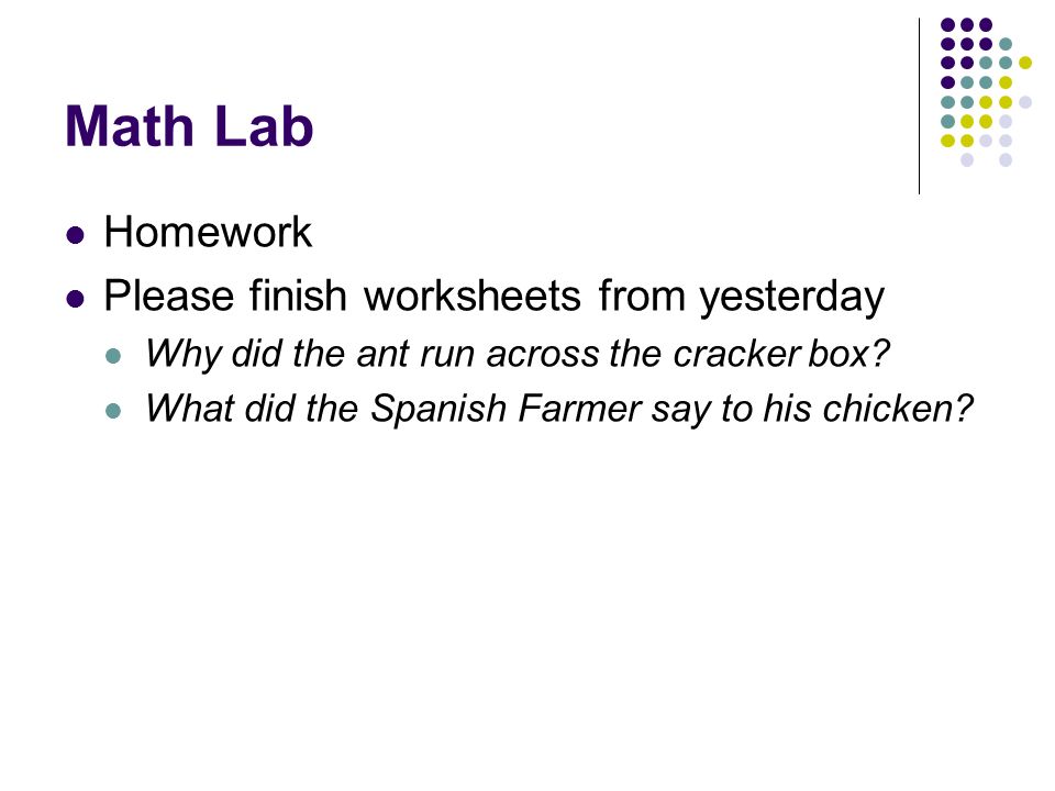 Math Worksheet Did You Hear About The Farmer