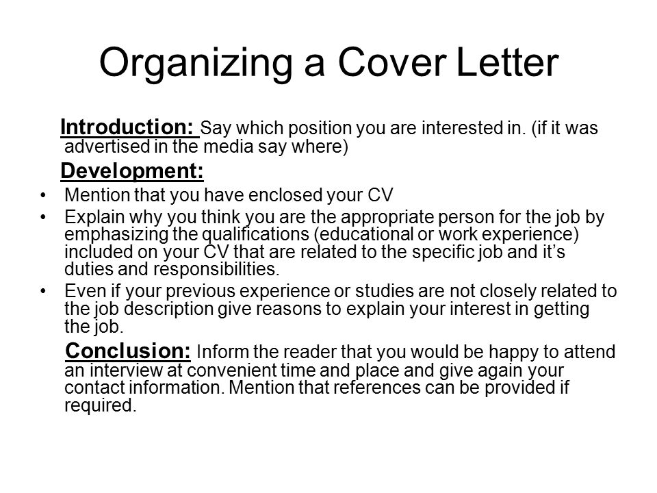 letter writing the importance of writing letters letter formats how to organize a cover letter