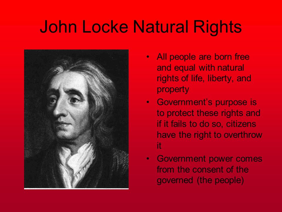natural rights john locke natural rights john locke