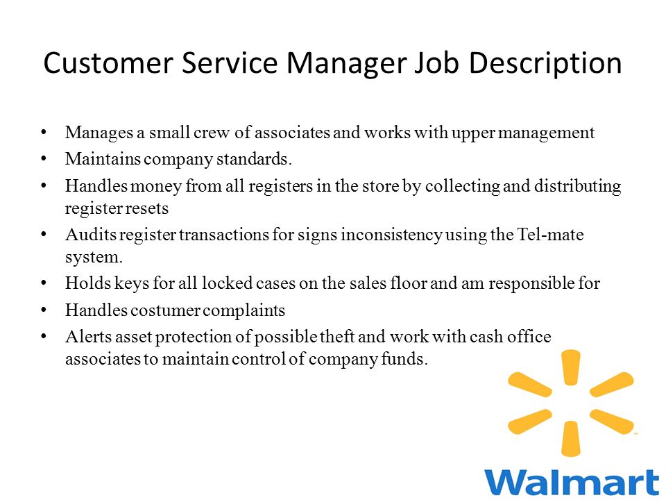 duties of customer care officer