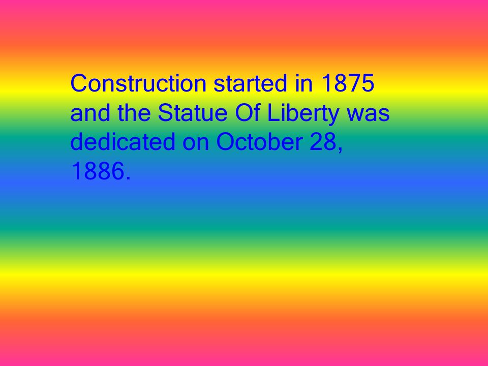 Resultado de imagen para october 28 statue of liberty
