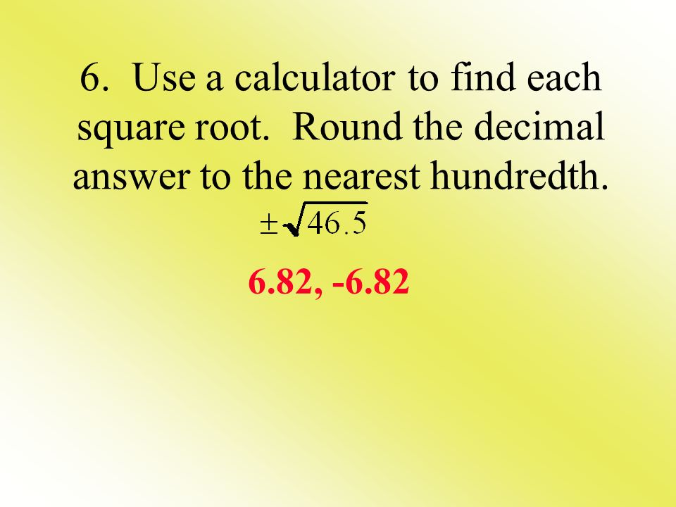 objectives the student will be able to 1 simplify square roots simplified radical form calculator