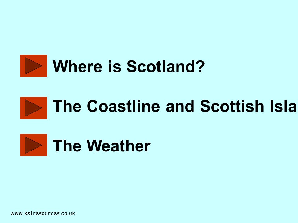 Where is Scotland The Coastline and Scottish Islands The Weather