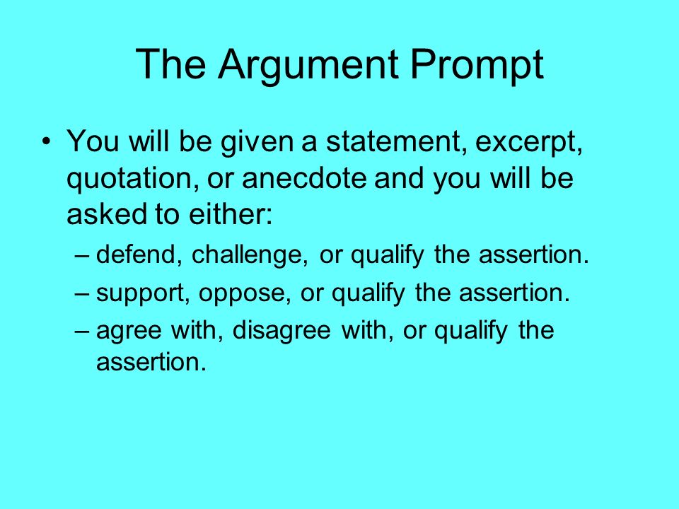 How to write an argument essay ap lang