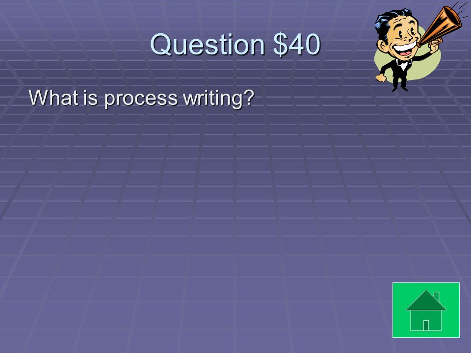 Answer $40 Purposes Presenting steps in chronological order, this writing explains how to do something.