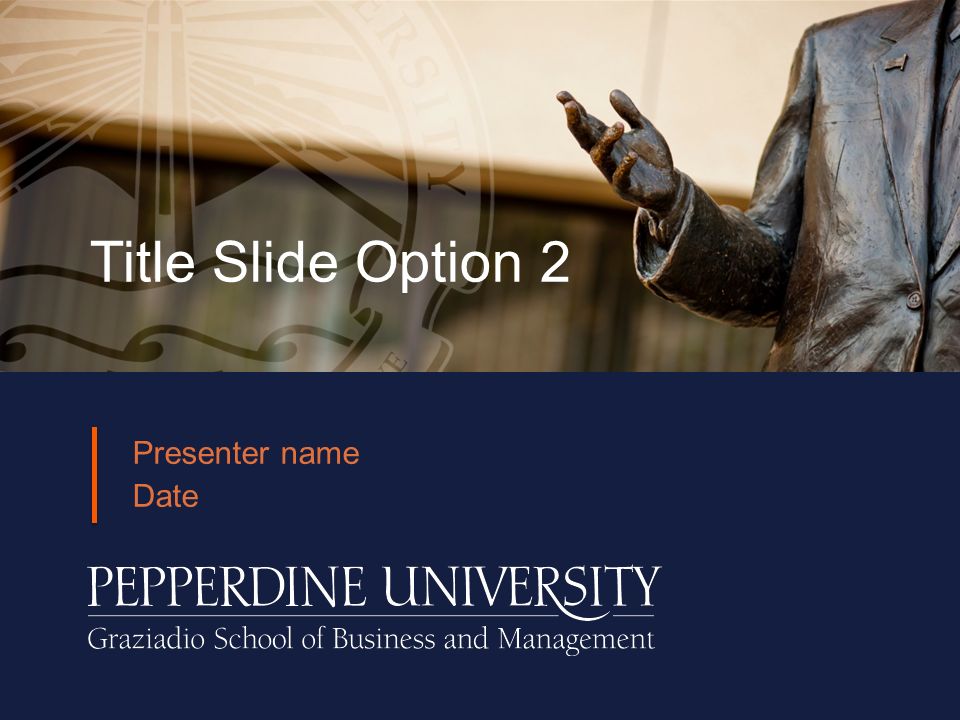 Presenter name Date Title Slide Option 2