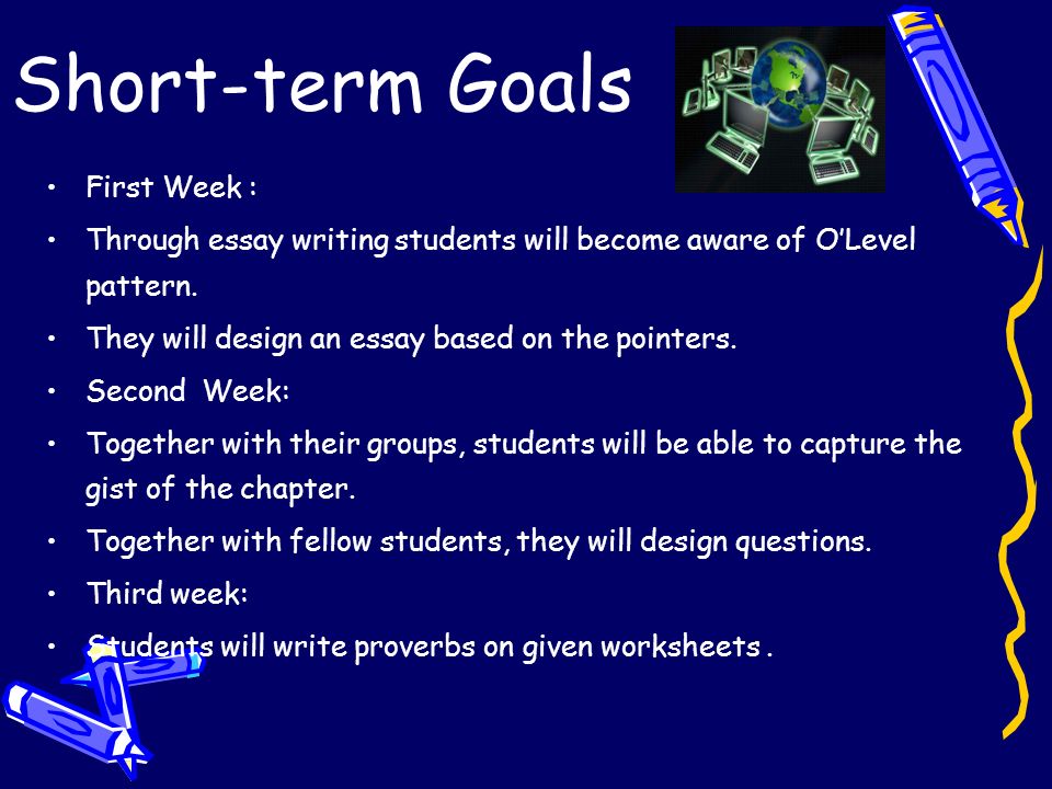 short and long term goals essay examples long term and short term career goals examples
