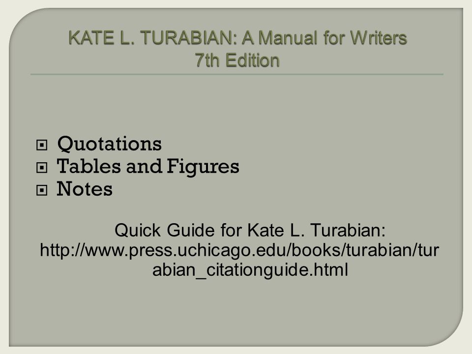 A Manual For Writers Of Research Papers Theses And Dissertations
