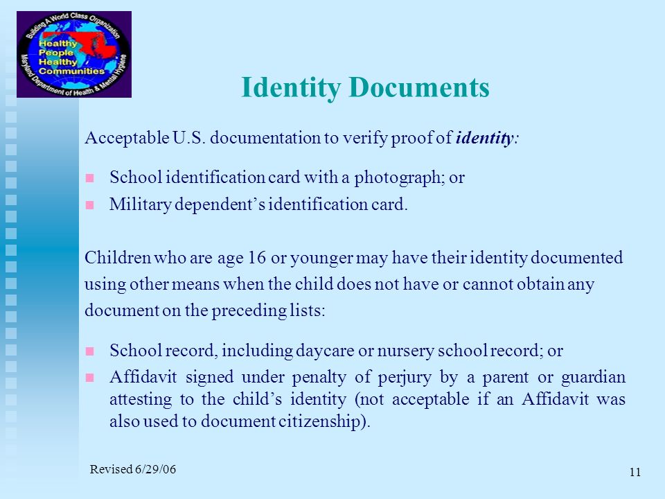 school identification card