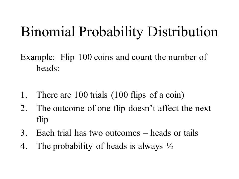 Worksheets Binomial Probability Worksheet binomial probability distribution a example flip 100 coins and count the number of heads 1