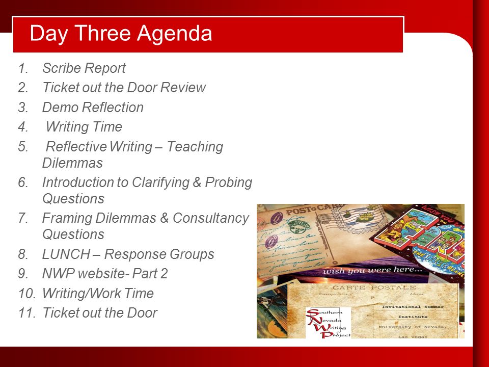 writing summer institute introduction to