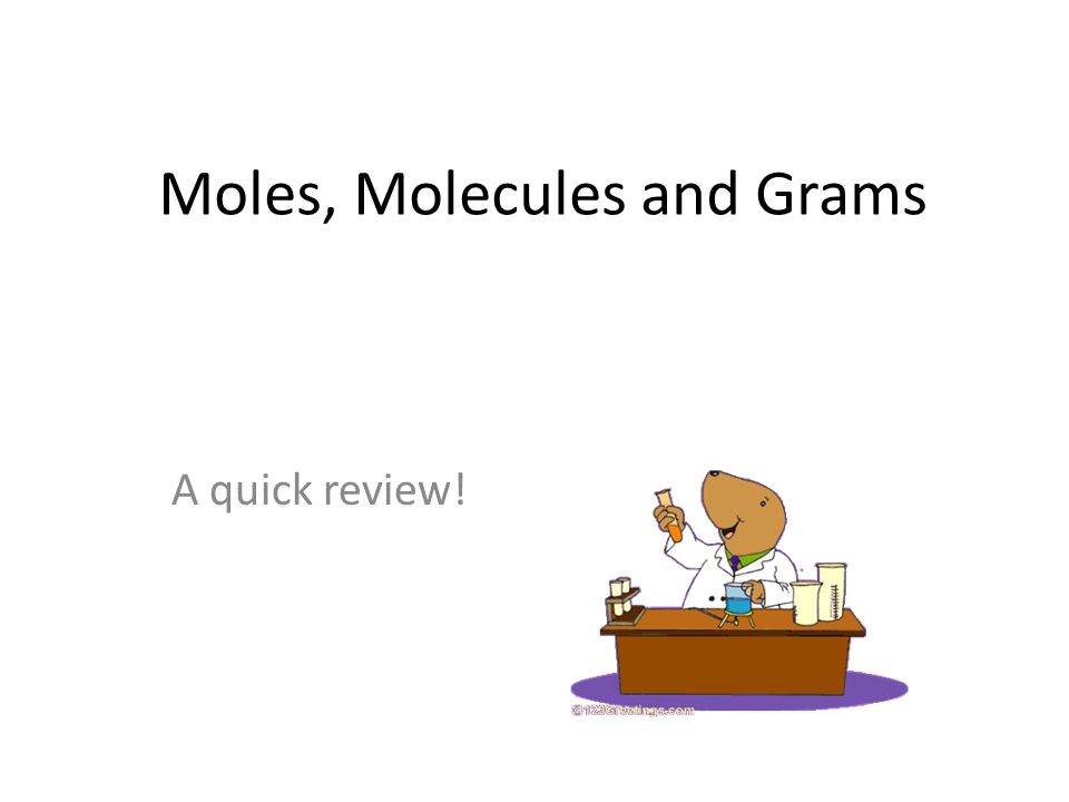Worksheets Grams To Moles Worksheet moles molecules and grams a quick review national mole day review