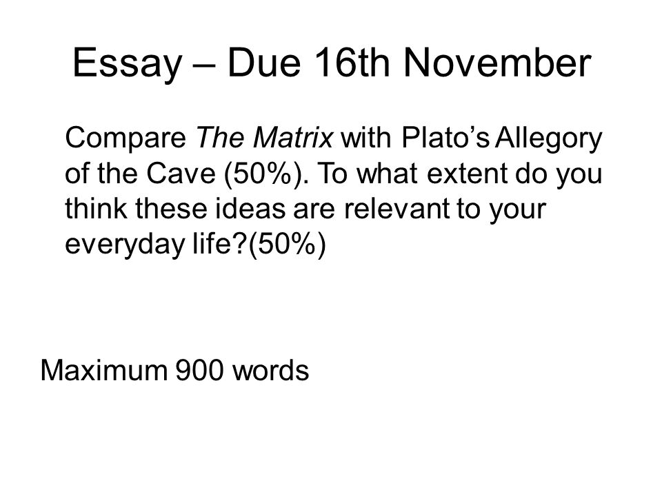 Help me do my essay the allegory of the cave in plato's republic