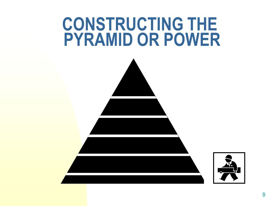 9 CONSTRUCTING THE PYRAMID OR POWER