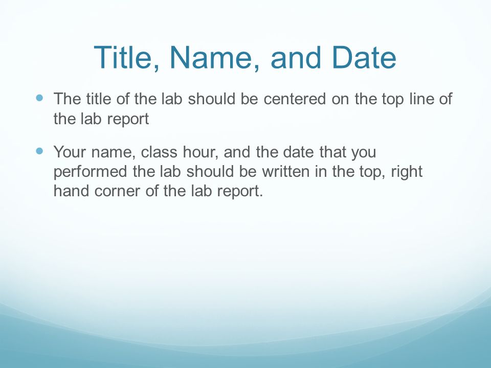 Title lab