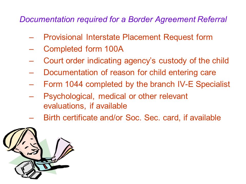 washington oregon icpc border agreement training ppt download icpc form 100a