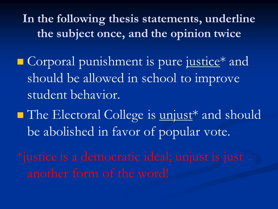 Argumentative Essay On Corporal Punishment