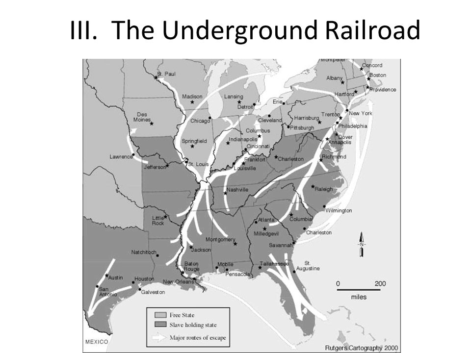 III. The Underground Railroad