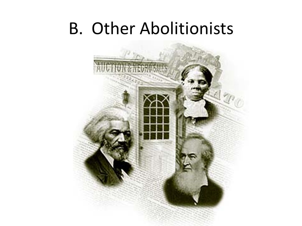 B. Other Abolitionists