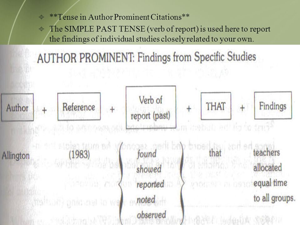 present or past tense in research papers present or past tense in research papers