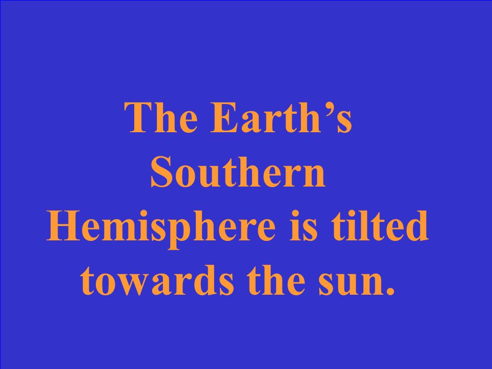 The Earth’s Northern Hemisphere is tilted towards the sun.