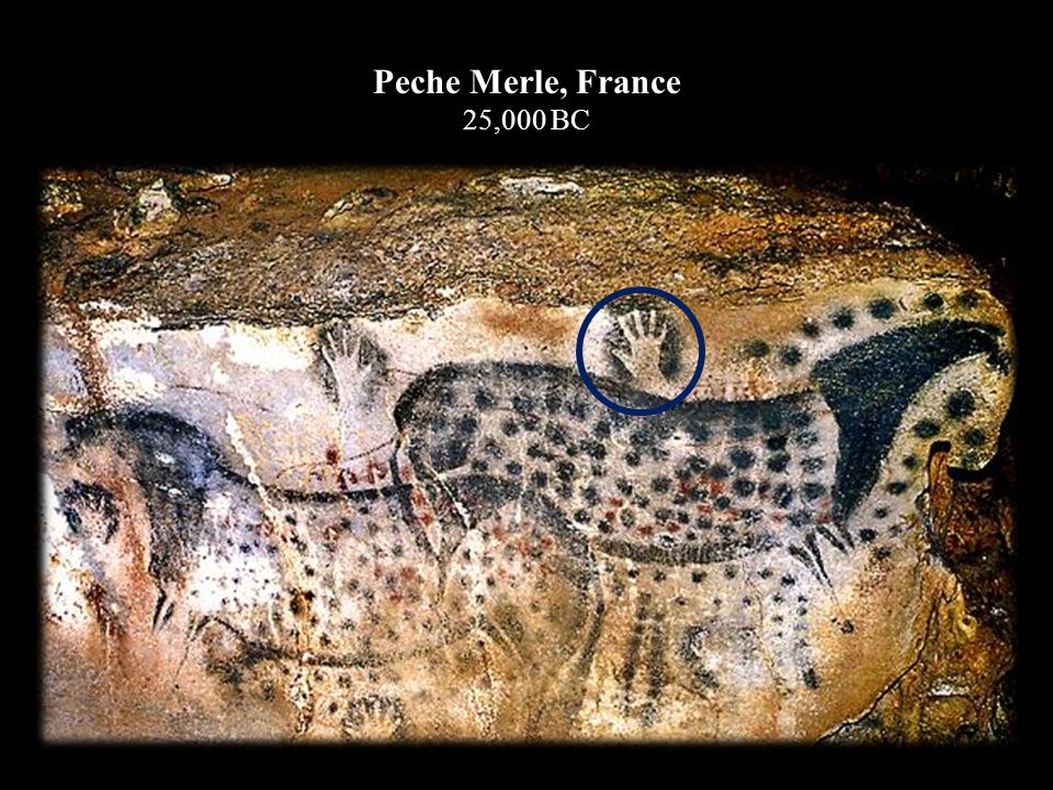 Peche Merle, France 25,000 BC