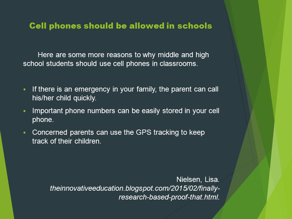 Cell Phones In School Essay