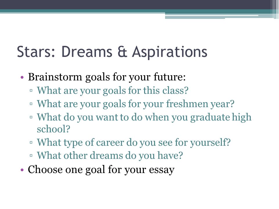 dreams and aspirations essay As a professional writing coach, i help students, parents, counselors, teachers and others from around the world on these dreaded essays learn about my in-person and online tutoring, editing, workshops, books, and online courses. dreams and aspirations essay As a professional writing coach, i help students, parents, counselors, teachers and others from around the world on these dreaded essays learn about my in-person and online tutoring, editing, workshops, books, and online courses.