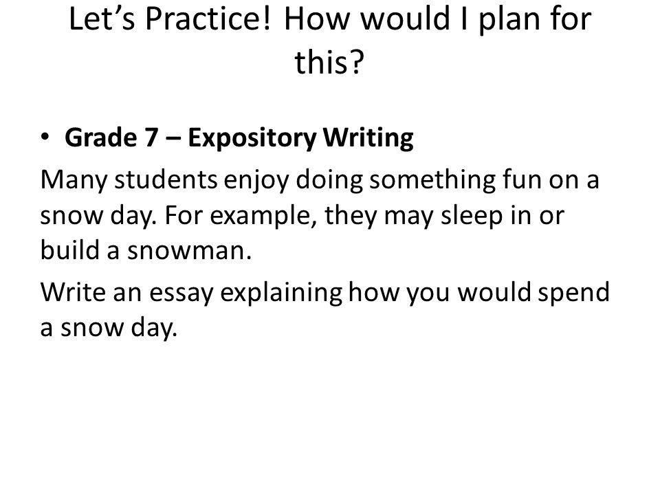 Examples Of Expository Writing Essays