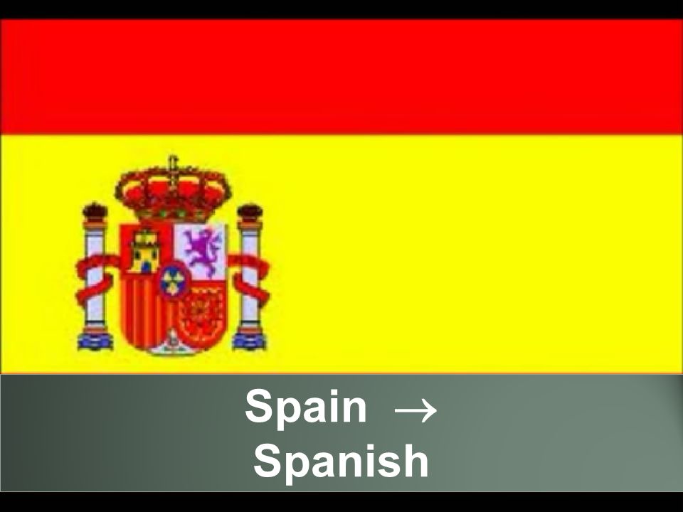Spain  Spanish Spain  Spanish