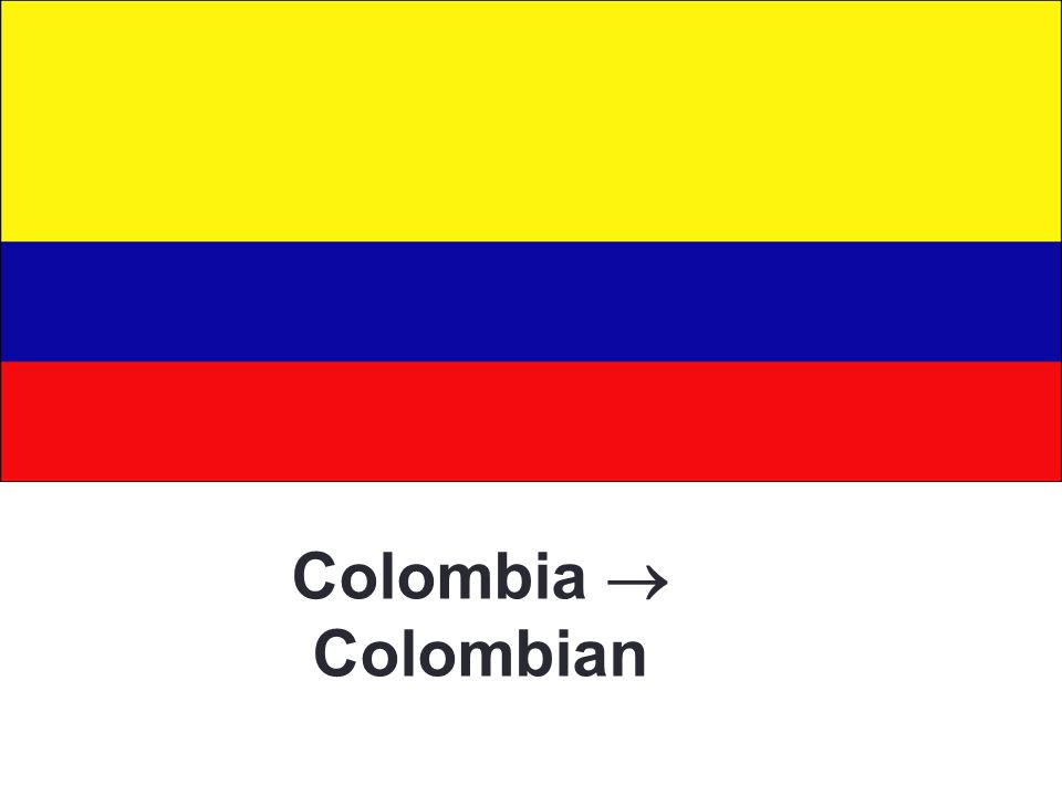 Colombia  Colombian