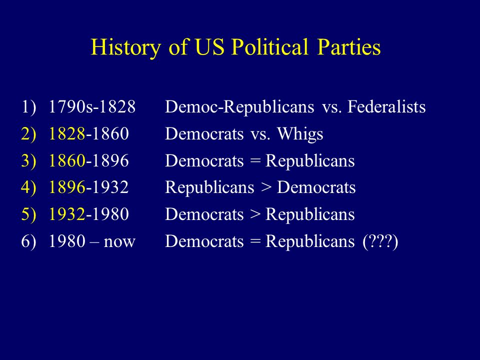 whigs vs democrats