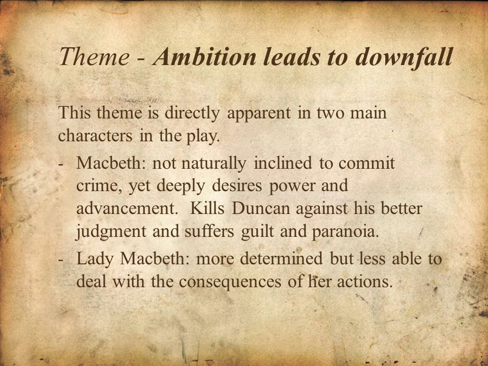 an analysis of the theme of ambition in the play macbeth by william shakespeare an analysis of the theme of ambition in the play macbeth by william shakespeare