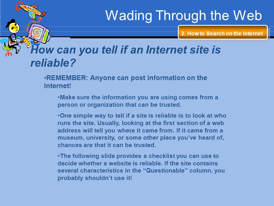 Wading Through the Web 2.