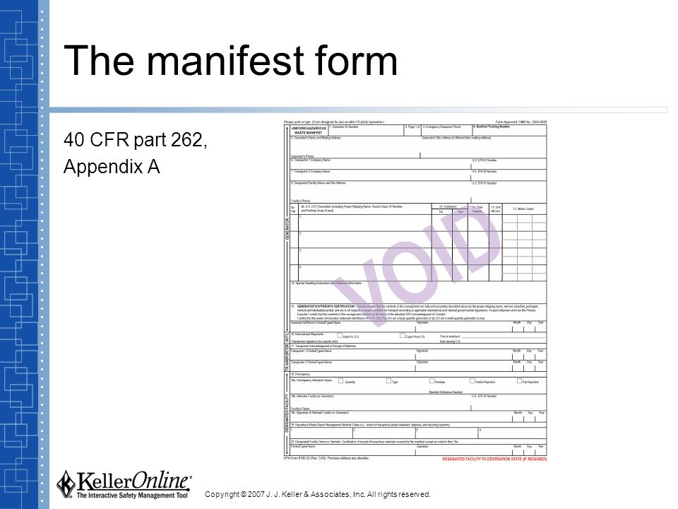 truck manifest template