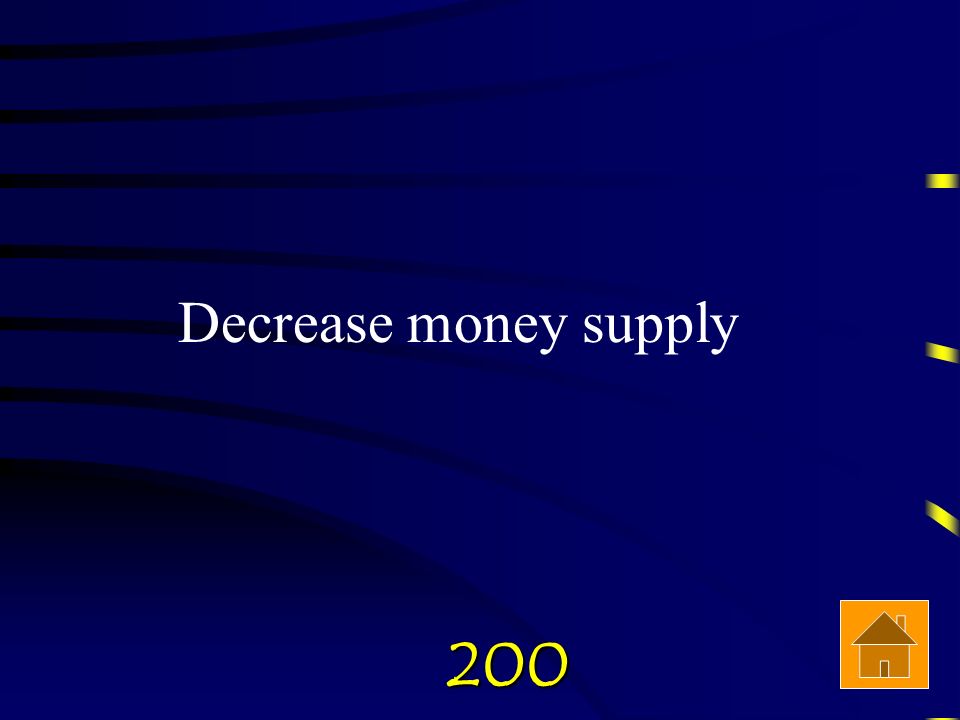 Check Answer200 What is the FED trying to do to the nations money supply if it increases the discount rate