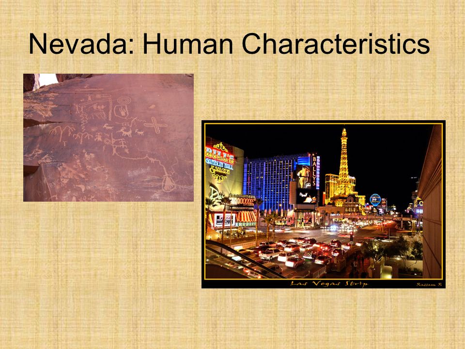 Nevada: Human Characteristics