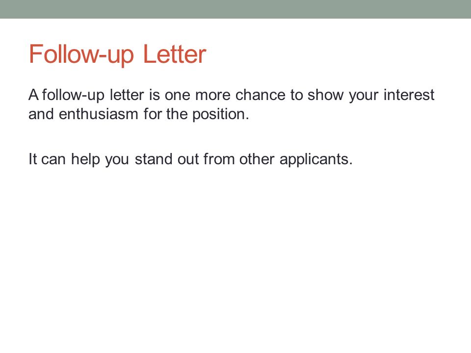 what makes you stand out from other applicants