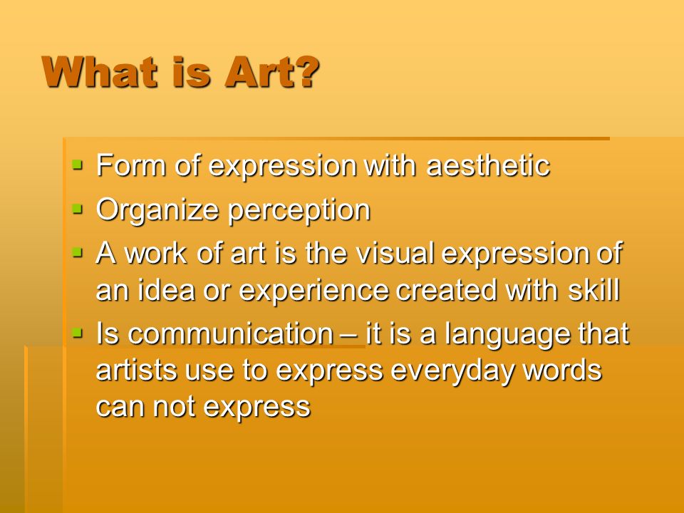 What is Art.