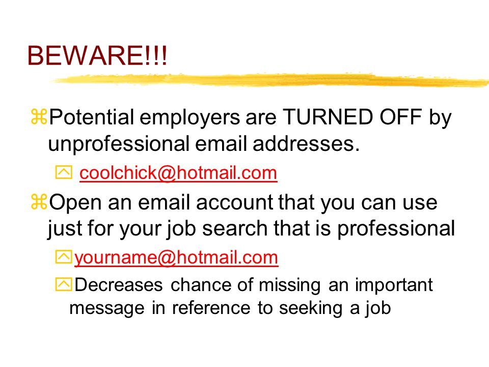 email addresses examples