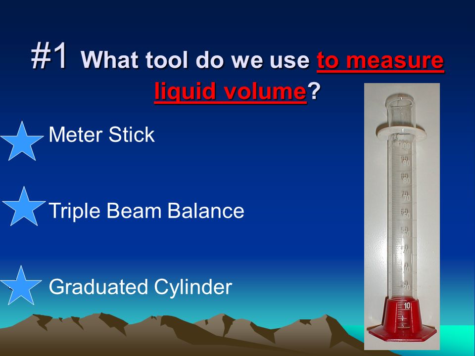 what tool is used to measure volume