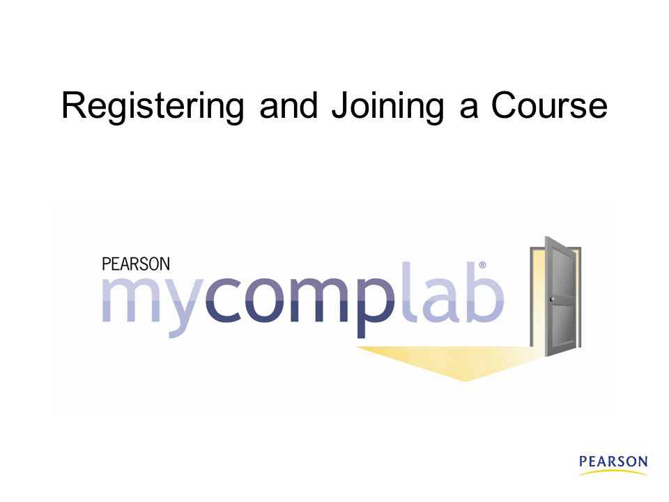 Registering and Joining a Course