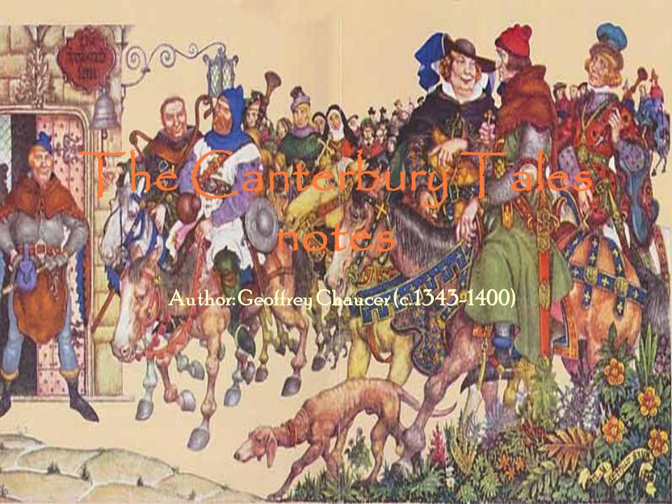 essay on the canterbury tales