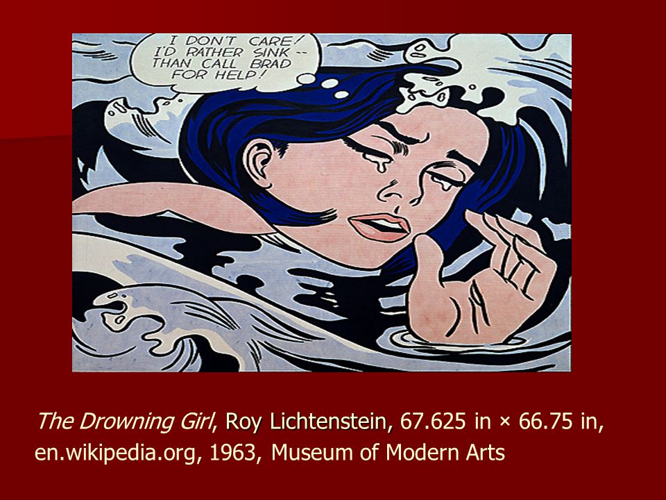 drowning girl roy lichtenstein essay drowning girl roy lichtenstein essay