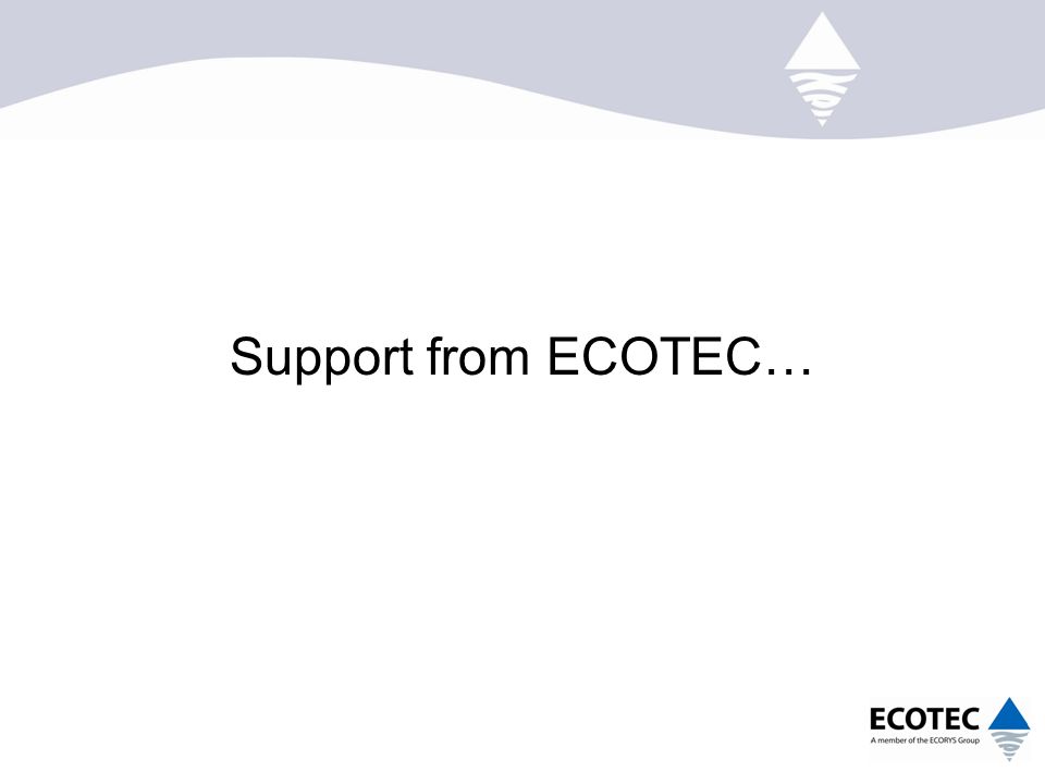 Support from ECOTEC…