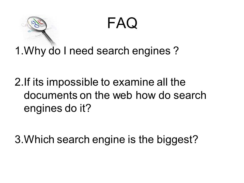 how the web search engine works how the web search engine works