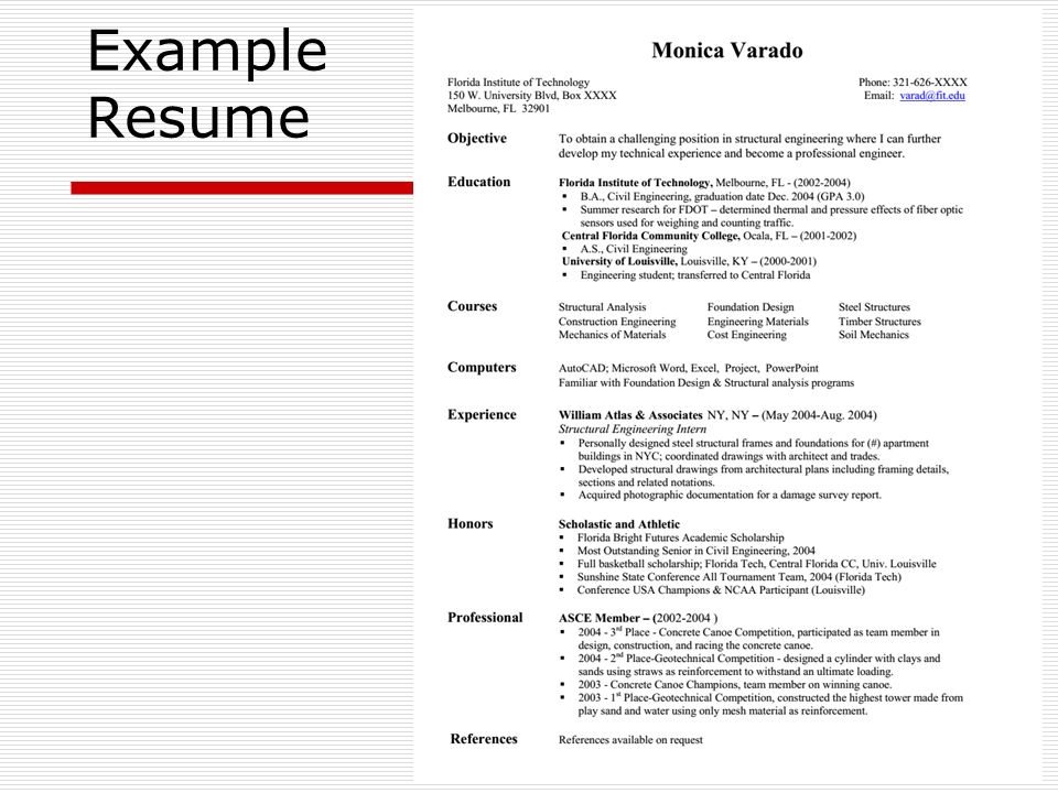 resume melbourne